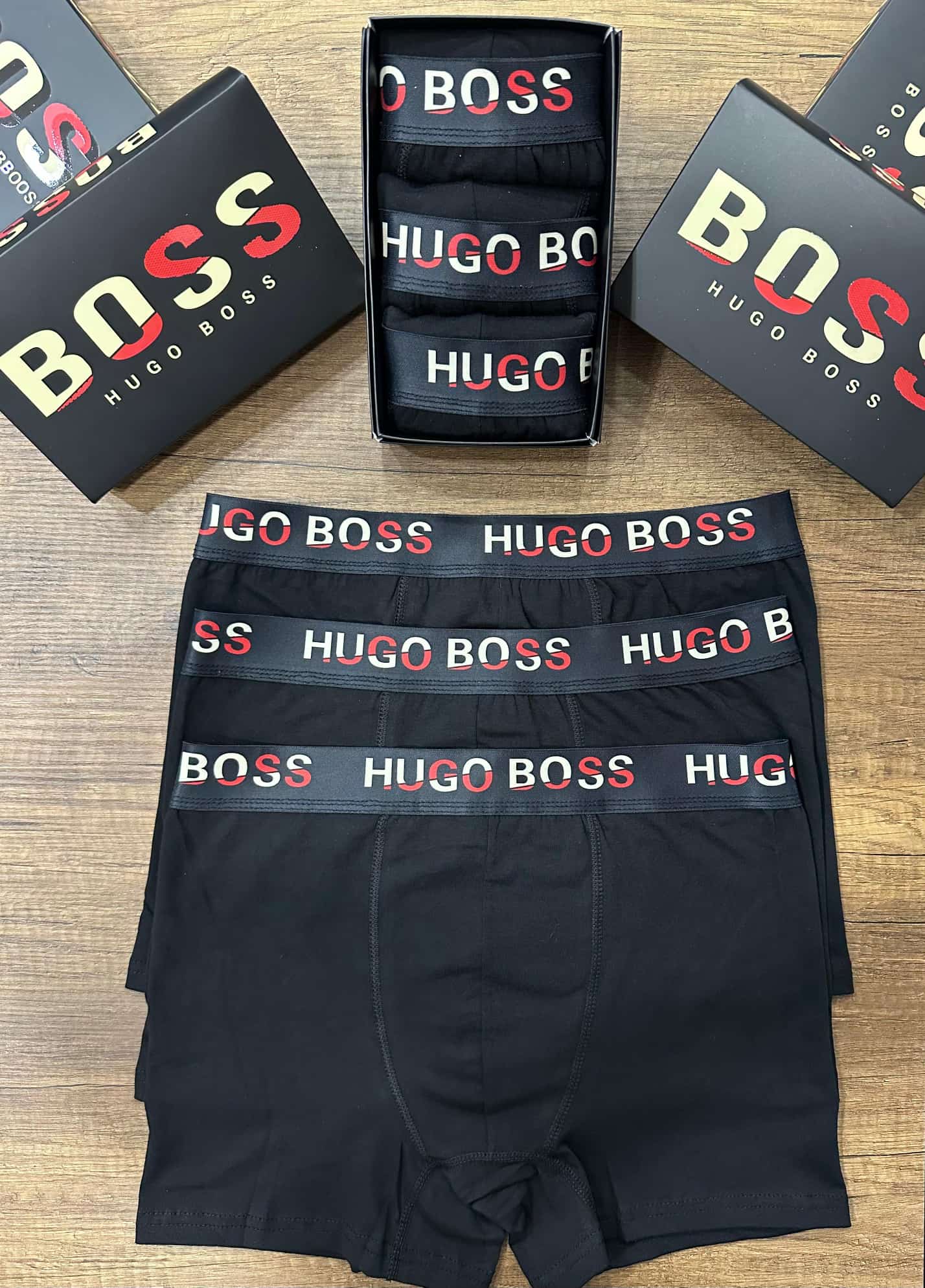 Hugo Boss Erkek Boxer 3’lü Premium Set
