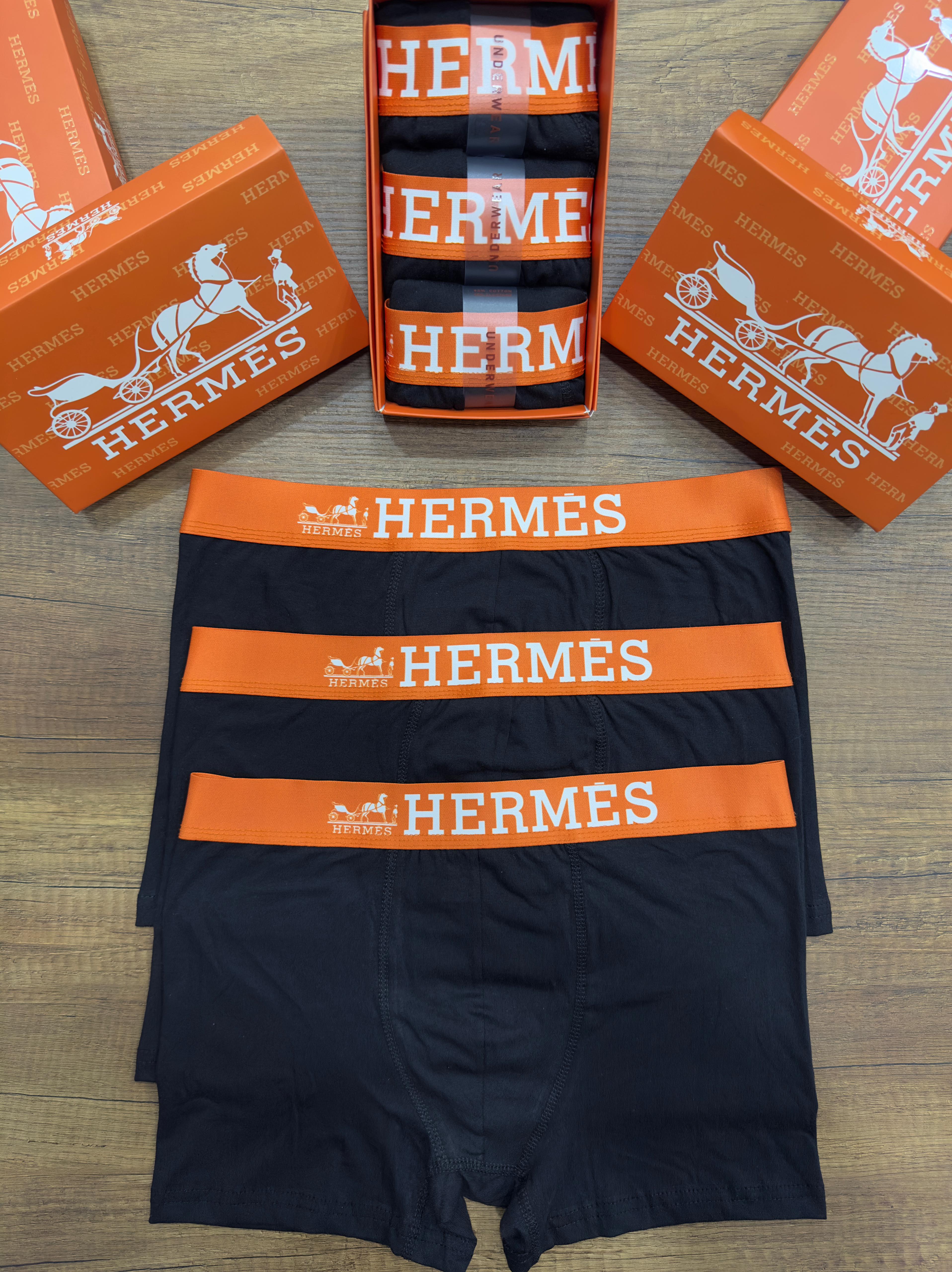 Hermes Erkek Boxer 3’lü Set