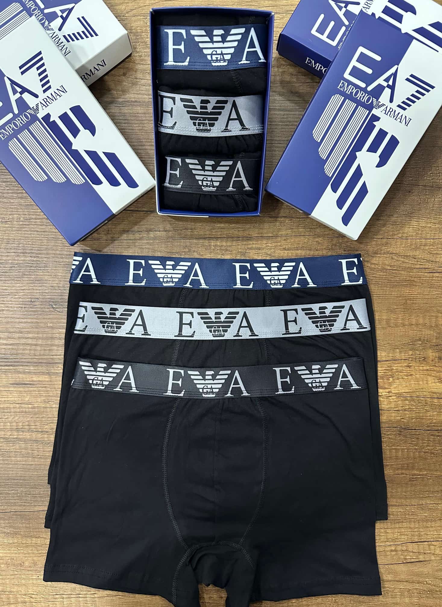 EA7 Emporio Armani Erkek Boxer 3’lü Premium Set